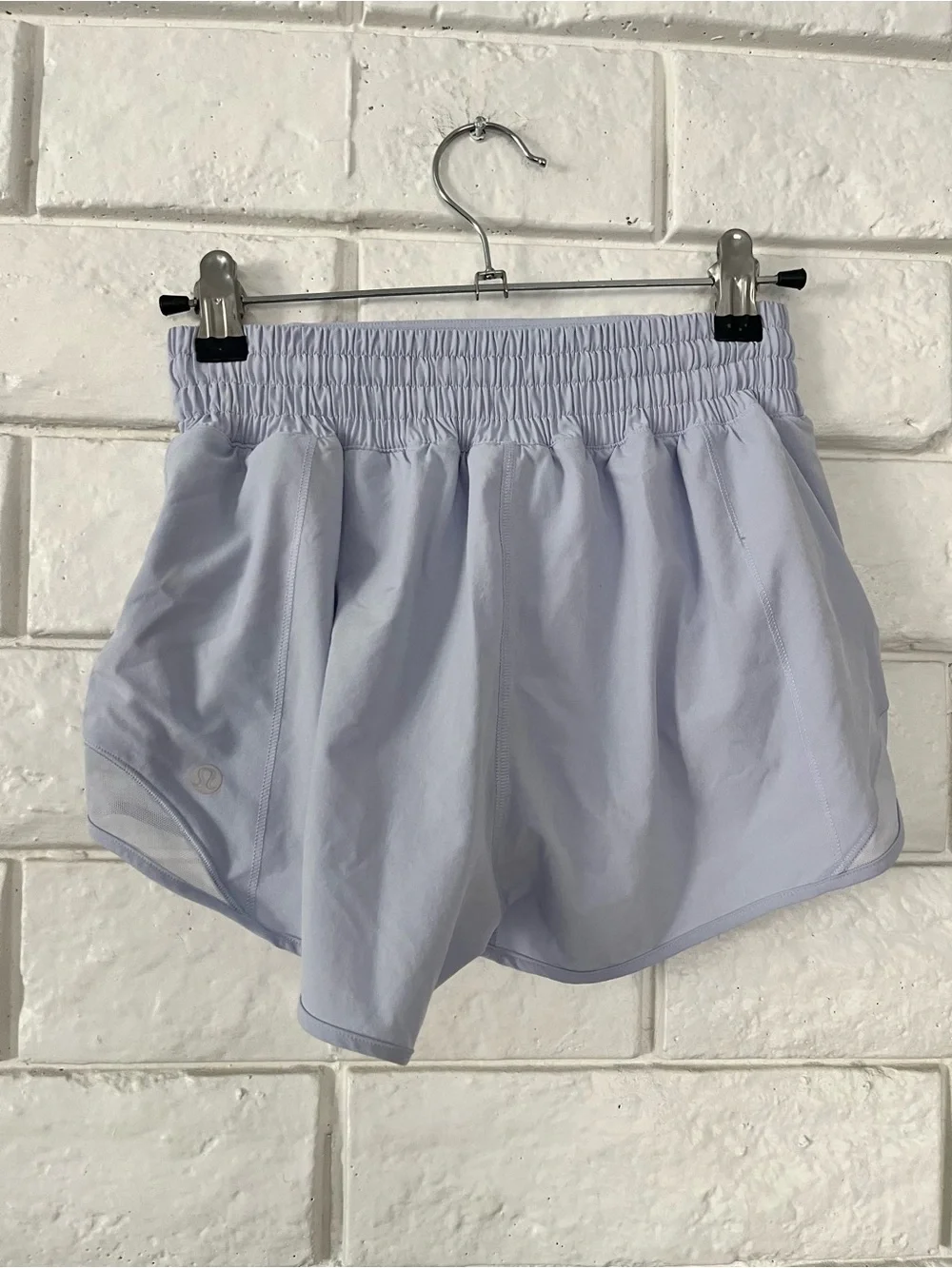 Lululemon Hotty Hot High-Rise Shorts Light Blue Size 2